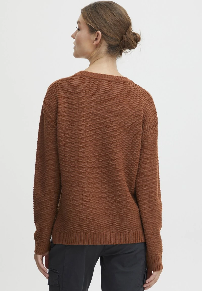 OXMO OXMILLA - Strickpullover - Brunette 5 OXMO OXMILLA - Strickpullover - Brunette – Bild 3