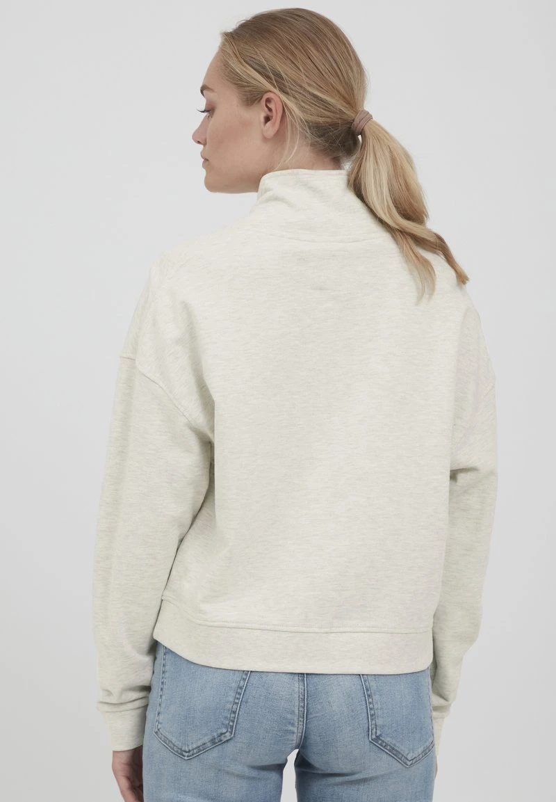 OXMO OXGRETHE - Strickpullover - Oyster Grey Melange 5 OXMO OXGRETHE - Strickpullover - Oyster Grey Melange – Bild 3