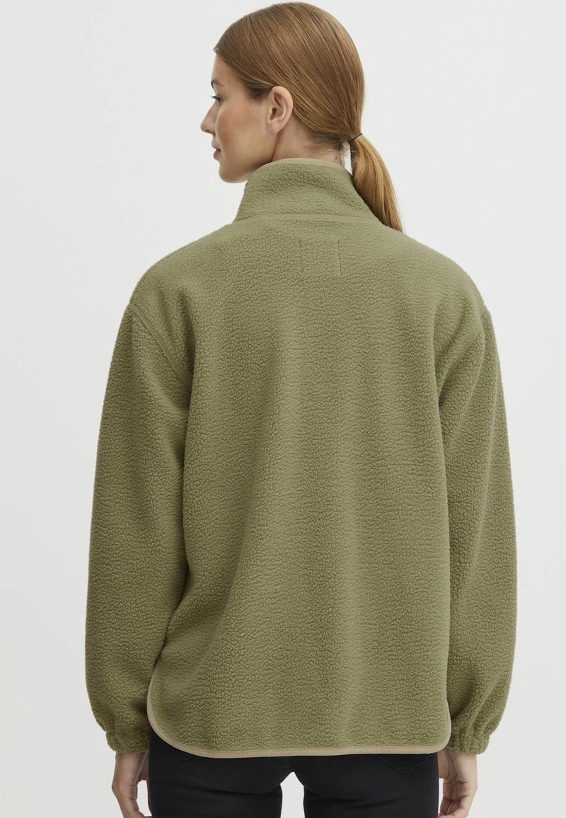 OXMO OXPIPER - Fleecejacke - Oil Green 5 OXMO OXPIPER - Fleecejacke - Oil Green – Bild 3