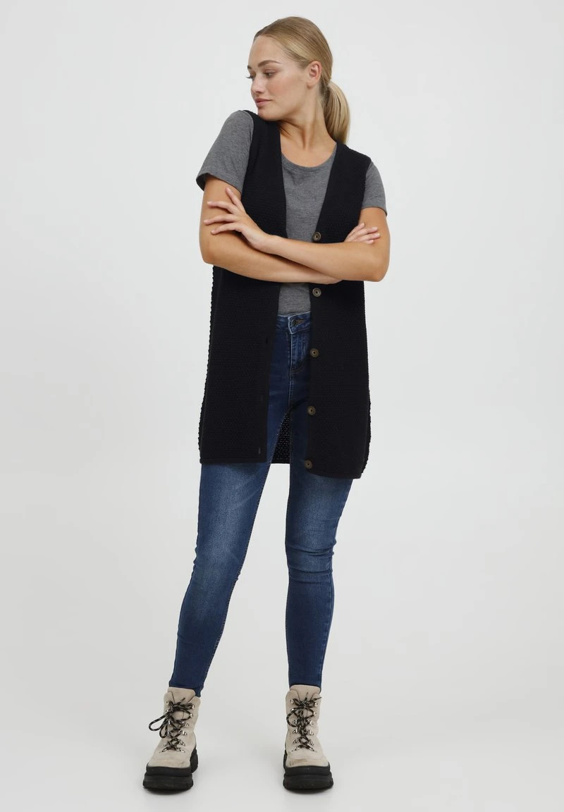 OXMO OXHEIDI - Weste - Black 4 OXMO OXHEIDI - Weste - Black – Bild 2