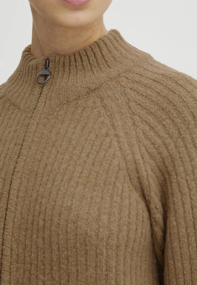 OXMO SAL - Strickjacke - Tannin Melange 6 OXMO SAL - Strickjacke - Tannin Melange – Bild 4