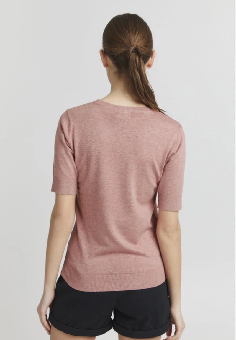 OXMO OXHELIN - T-Shirt Basic - Ash Rose Melange 5 OXMO OXHELIN - T-Shirt Basic - Ash Rose Melange – Bild 3