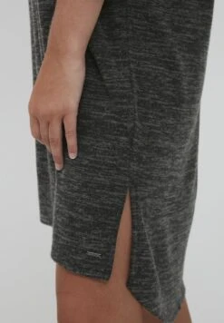 OXMO OXBINALA - Strickkleid - Dark Grey Melange -Oxmo 72ba1ef58cb84f3cb58fb97388f06fe8
