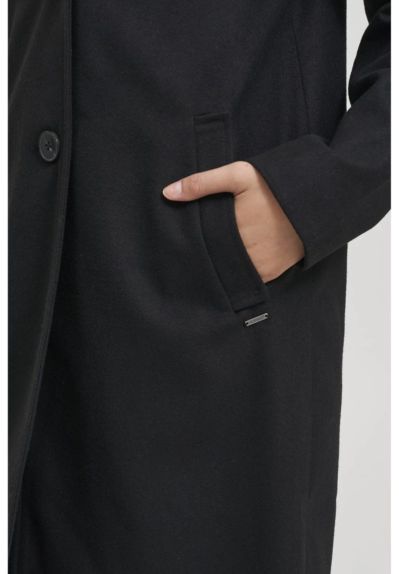OXMO OXNETA - Klassischer Mantel - Black 7 OXMO OXNETA - Klassischer Mantel - Black – Bild 5