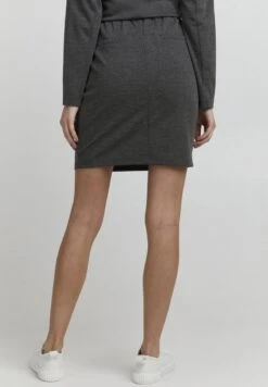 OXMO OXARNA - Bleistiftrock - Medium Grey Melange -Oxmo 7d1fc24056154ced8353c331a81ef58d