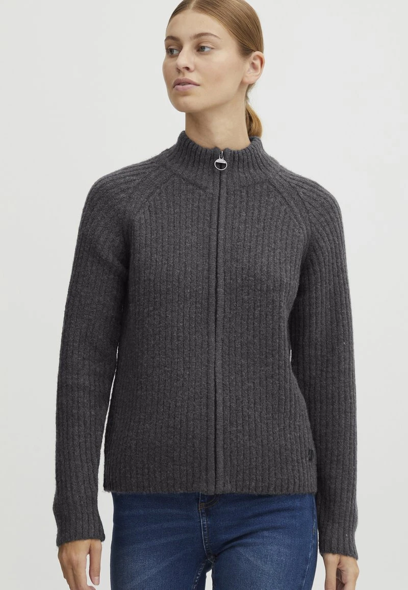 OXMO SAL - Strickjacke - Blackened Pearl Melange 3 OXMO SAL - Strickjacke - Blackened Pearl Melange