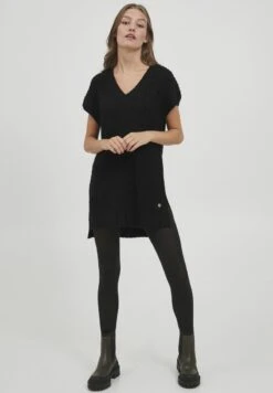 OXMO OXLENE - Strickpullover - Black -Oxmo 7fed7c2ab2e5463aaabc97e3f5e0c7b3