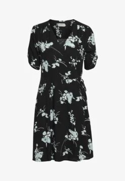 OXMO OXEMBLA - Freizeitkleid - Black Mix -Oxmo 85e1d478a93a4a1e869d1401953fa8c7