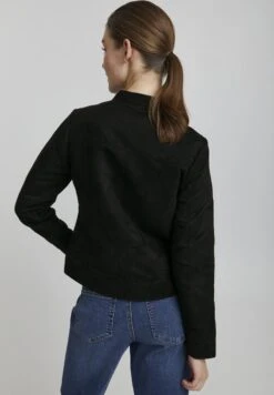 OXMO PEGGY - Kunstlederjacke - Black 10 OXMO PEGGY - Kunstlederjacke - Black -Oxmo 8770682926c2423b8e3ebfe3c83a0aab