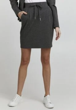 OXMO OXARNA - Bleistiftrock - Medium Grey Melange -Oxmo 8816eb1508064040be838e8f22f8f995 1