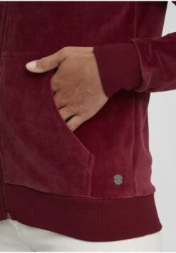 OXMO OXNICKY - Sweatjacke - Wine Red -Oxmo 89622c7717c749b29bc5dfeafeebf411