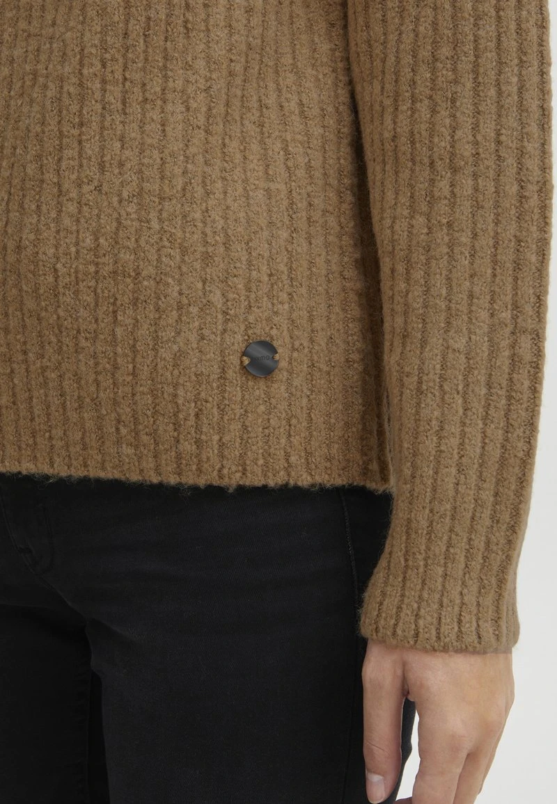 OXMO SAL - Strickjacke - Tannin Melange 7 OXMO SAL - Strickjacke - Tannin Melange – Bild 5