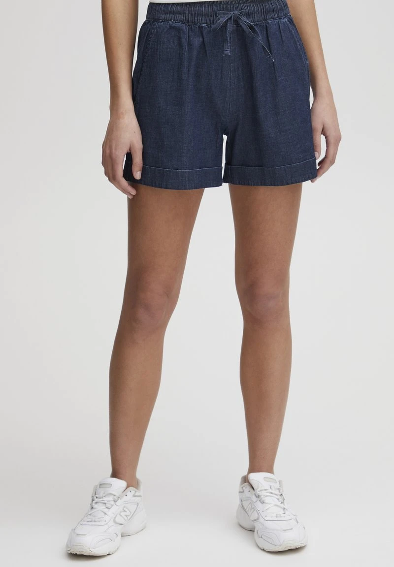 OXMO OXLILLITH - Jeans Shorts - Dark Blue Denim 3 OXMO OXLILLITH - Jeans Shorts - Dark Blue Denim