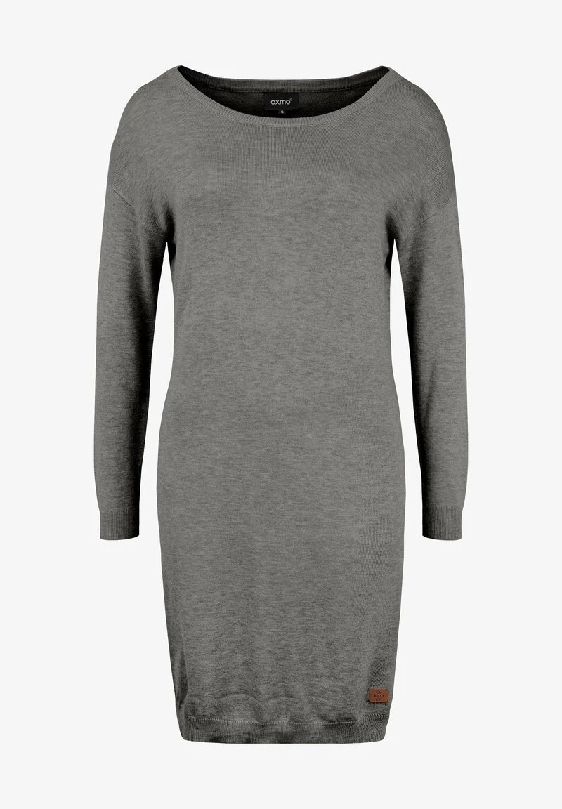OXMO OXELLA - Strickkleid - Grey Mel 8 OXMO OXELLA - Strickkleid - Grey Mel – Bild 6
