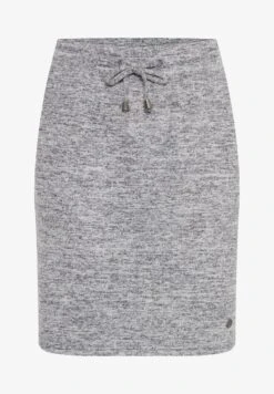 OXMO BIRGA - Bleistiftrock - Light Grey Melange -Oxmo 90b4a5b14fa24ea68618eeef04c7451f