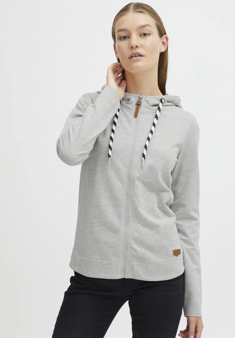 OXMO OXWANDA - Sweatjacke - Oyster Grey Melange 3 OXMO OXWANDA - Sweatjacke - Oyster Grey Melange