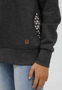 OXMO OXULRIKA - Kapuzenpullover - Dark Grey Melange -Oxmo 979b95e20575496982ddd95cb24724ea