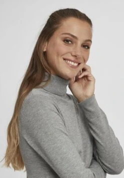 OXMO OXWINALA - Strickkleid - Medium Grey Melange 11 OXMO OXWINALA - Strickkleid - Medium Grey Melange -Oxmo 99b9db590224496f8e695e57d54816e7