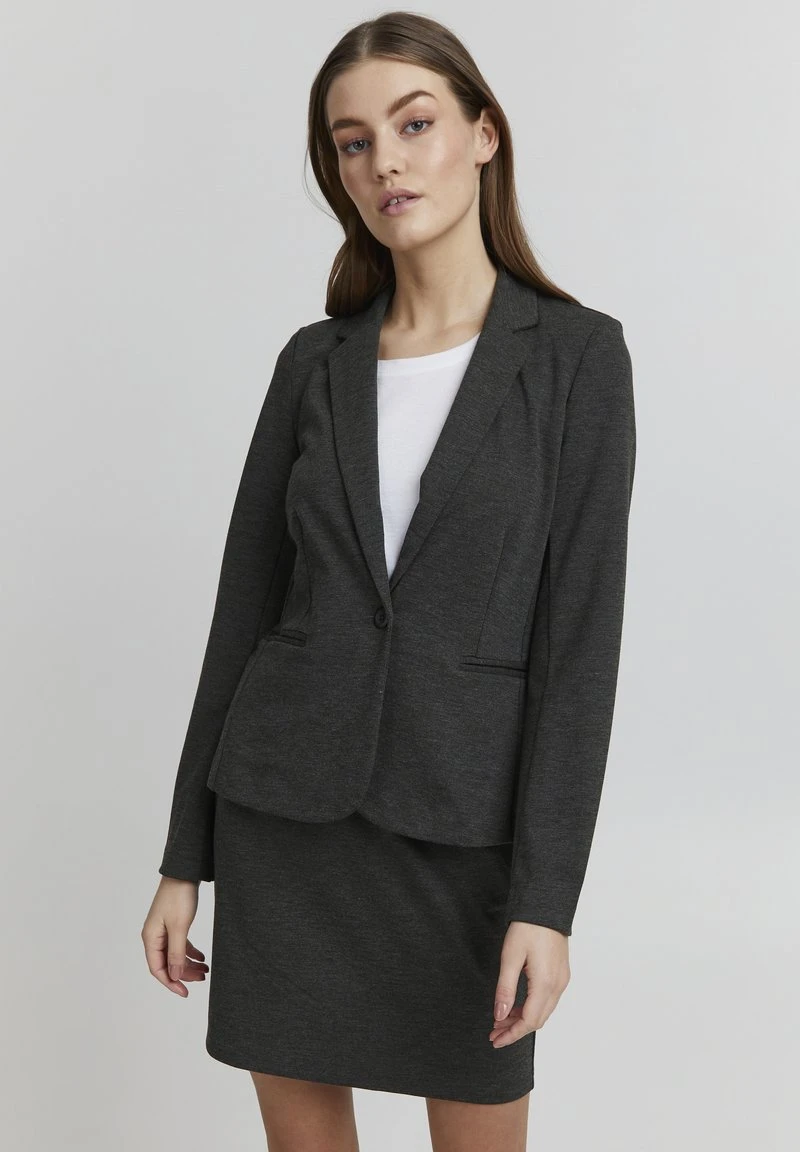 OXMO AENNE - Blazer - Medium Grey Melange 3 OXMO AENNE - Blazer - Medium Grey Melange