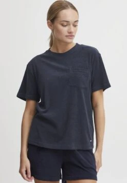 OXMO OXFRIKA - T-Shirt Basic - Total Eclipse
