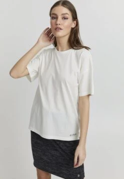 OXMO PINALA - T-Shirt Basic - Cloud Dancer