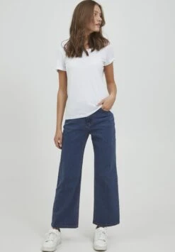 OXMO OXANNI - Flared Jeans - Mid Blue Denim -Oxmo a1e333b858c24f41b13a90b8898632c2