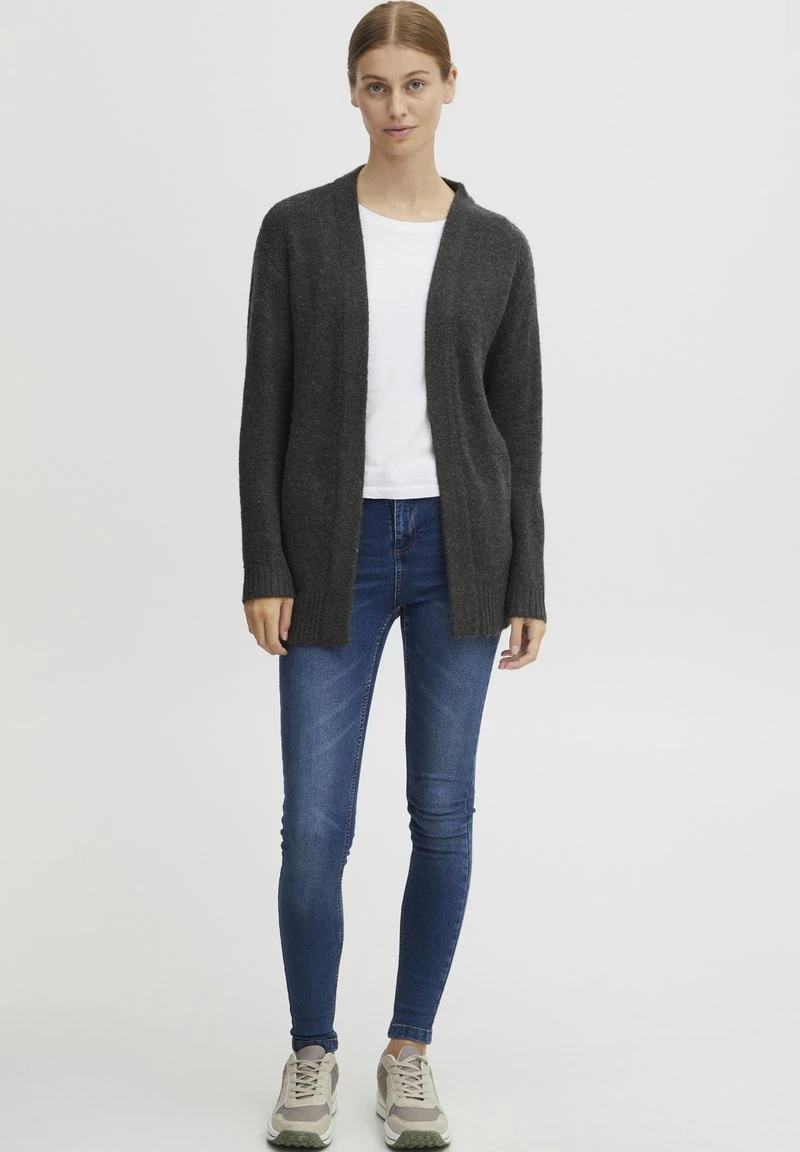 OXMO OXSALLY - Strickjacke - Blackened Pearl Melange 4 OXMO OXSALLY - Strickjacke - Blackened Pearl Melange – Bild 2