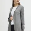 OXMO OXKAT - Strickjacke - Mid Grey Melange 1 OXMO OXKAT - Strickjacke - Mid Grey Melange -Oxmo a2ffc59dcda94acf9abce4b0c10b42d2