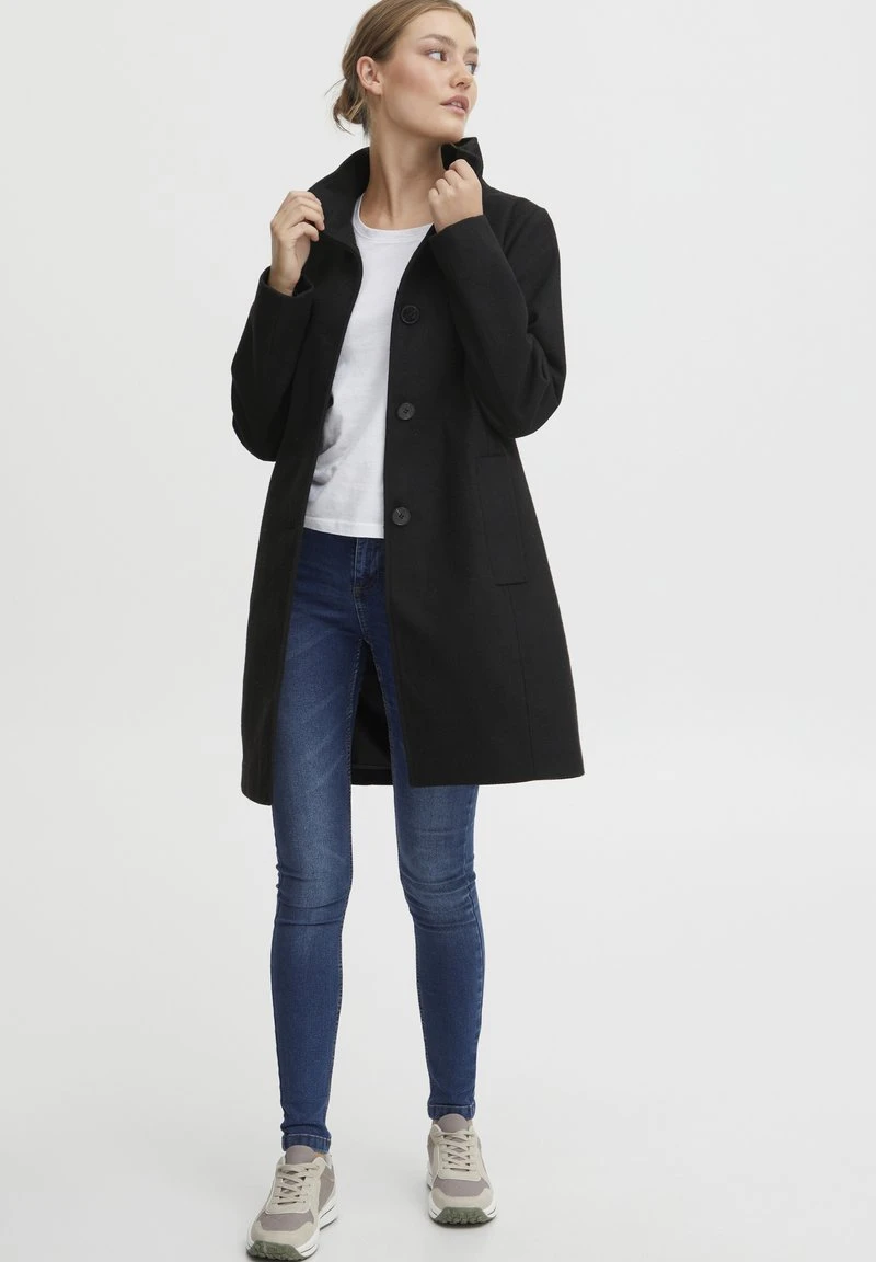 OXMO OXVALERINE - Klassischer Mantel - Black 4 OXMO OXVALERINE - Klassischer Mantel - Black – Bild 2