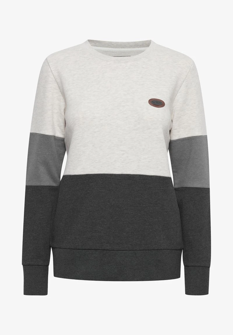 OXMO OXTRINE - Strickpullover - Oyster Grey Melange 8 OXMO OXTRINE - Strickpullover - Oyster Grey Melange – Bild 6