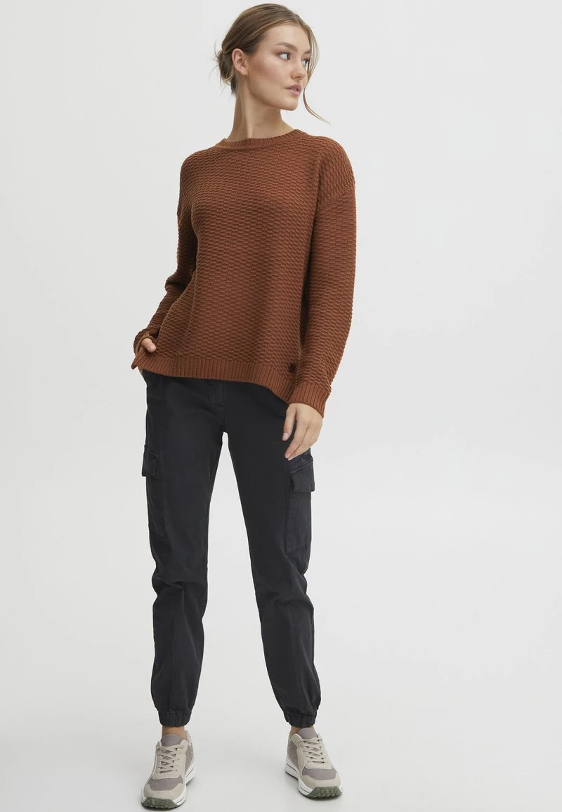 OXMO OXMILLA - Strickpullover - Brunette 4 OXMO OXMILLA - Strickpullover - Brunette – Bild 2