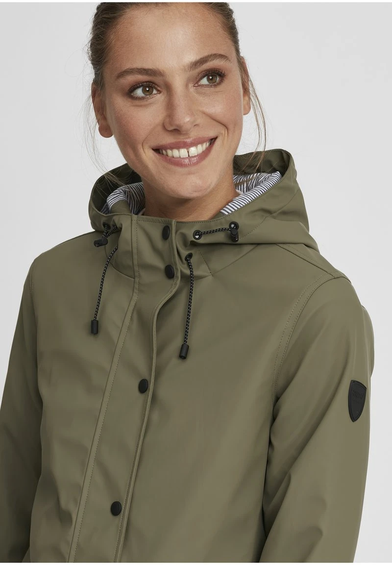 OXMO OXBECKY - Regenjacke / Wasserabweisende Jacke - Olive 6 OXMO OXBECKY - Regenjacke / Wasserabweisende Jacke - Olive – Bild 4