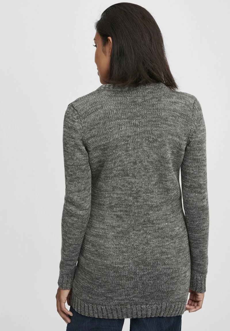 OXMO OXPHILEMONA - Strickjacke - Dark Grey 5 OXMO OXPHILEMONA - Strickjacke - Dark Grey – Bild 3