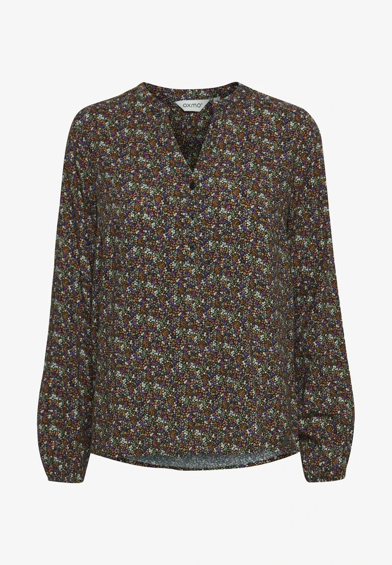 OXMO ELVY - Bluse - Burnt Orange Mix 8 OXMO ELVY - Bluse - Burnt Orange Mix – Bild 6