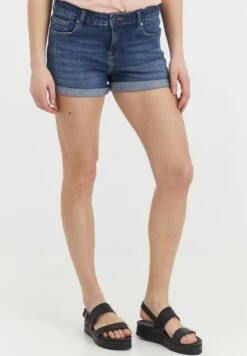 OXMO OXANDREJA - Jeans Shorts - Antique Blue