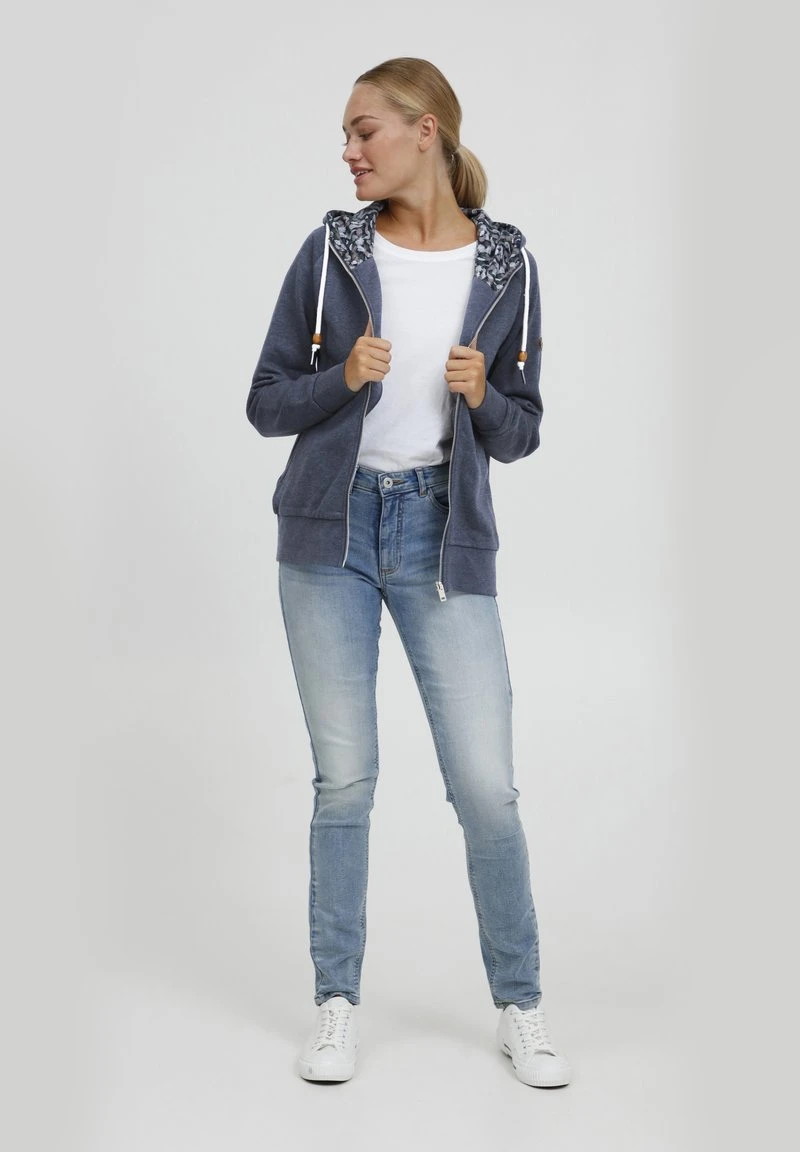 OXMO OXULLA - Sweatjacke - Total Eclipse Melange 4 OXMO OXULLA - Sweatjacke - Total Eclipse Melange – Bild 2