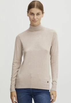 OXMO KATJA - Strickpullover - Cement Melange