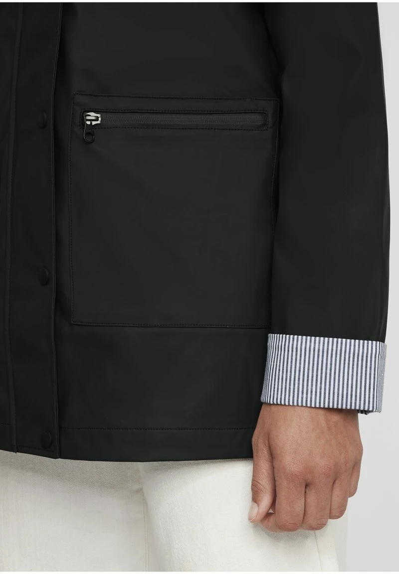 OXMO OXBECKY - Regenjacke / Wasserabweisende Jacke - Black 7 OXMO OXBECKY - Regenjacke / Wasserabweisende Jacke - Black – Bild 5