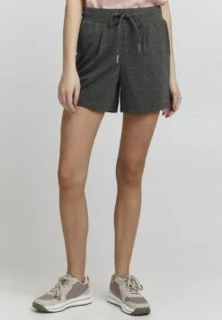 OXMO ANNIK - Shorts - Medium Grey Melange