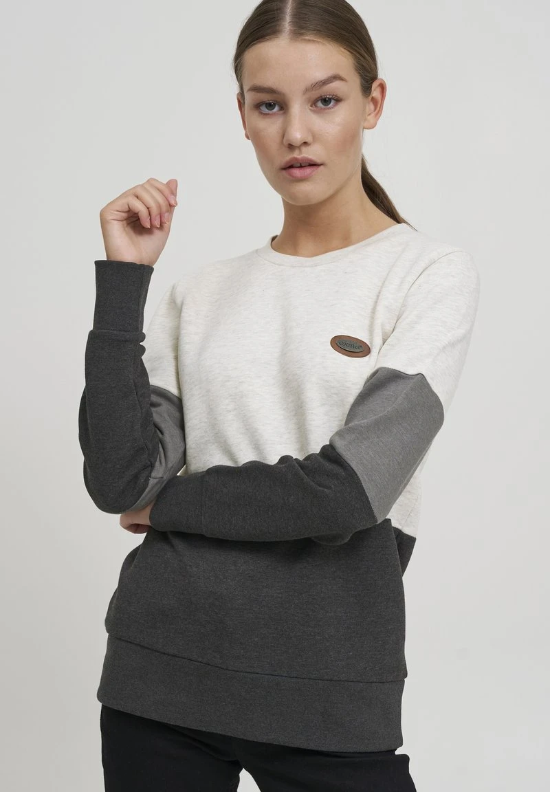 OXMO OXTRINE - Strickpullover - Oyster Grey Melange 3 OXMO OXTRINE - Strickpullover - Oyster Grey Melange