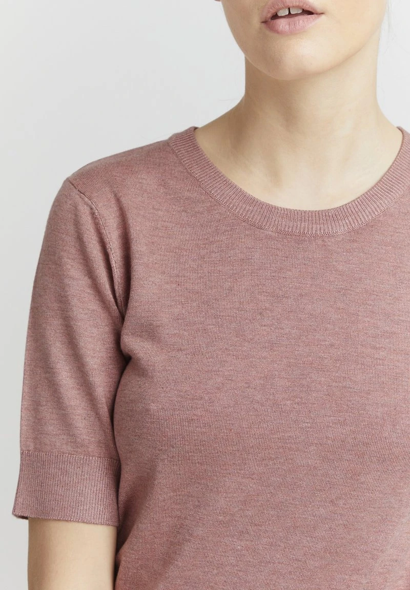 OXMO OXHELIN - T-Shirt Basic - Ash Rose Melange 6 OXMO OXHELIN - T-Shirt Basic - Ash Rose Melange – Bild 4