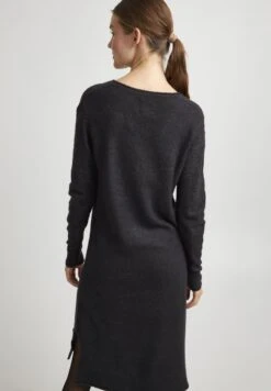 OXMO OXIDA - Strickkleid - Dark Grey Melange -Oxmo c085f9f8ebe44eb68439e71fbc71cc12