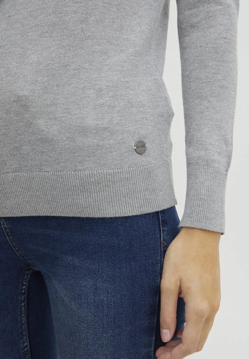 OXMO KATJA - Strickpullover - Mid Grey Melange 7 OXMO KATJA - Strickpullover - Mid Grey Melange – Bild 5