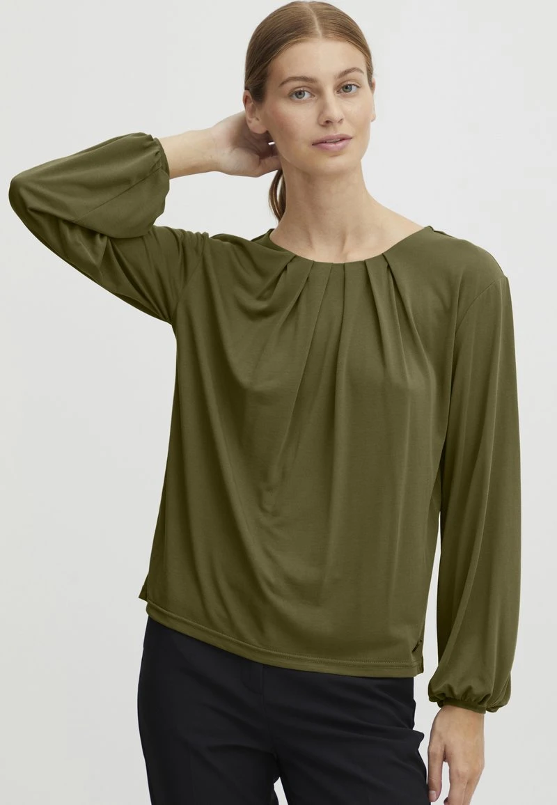 OXMO OXHAL - Bluse - Military Olive 3 OXMO OXHAL - Bluse - Military Olive