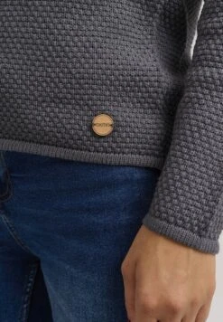 OXMO OXHANNA - Strickpullover - Pewter -Oxmo d2baf5bf97784305890a3d67cb089b54