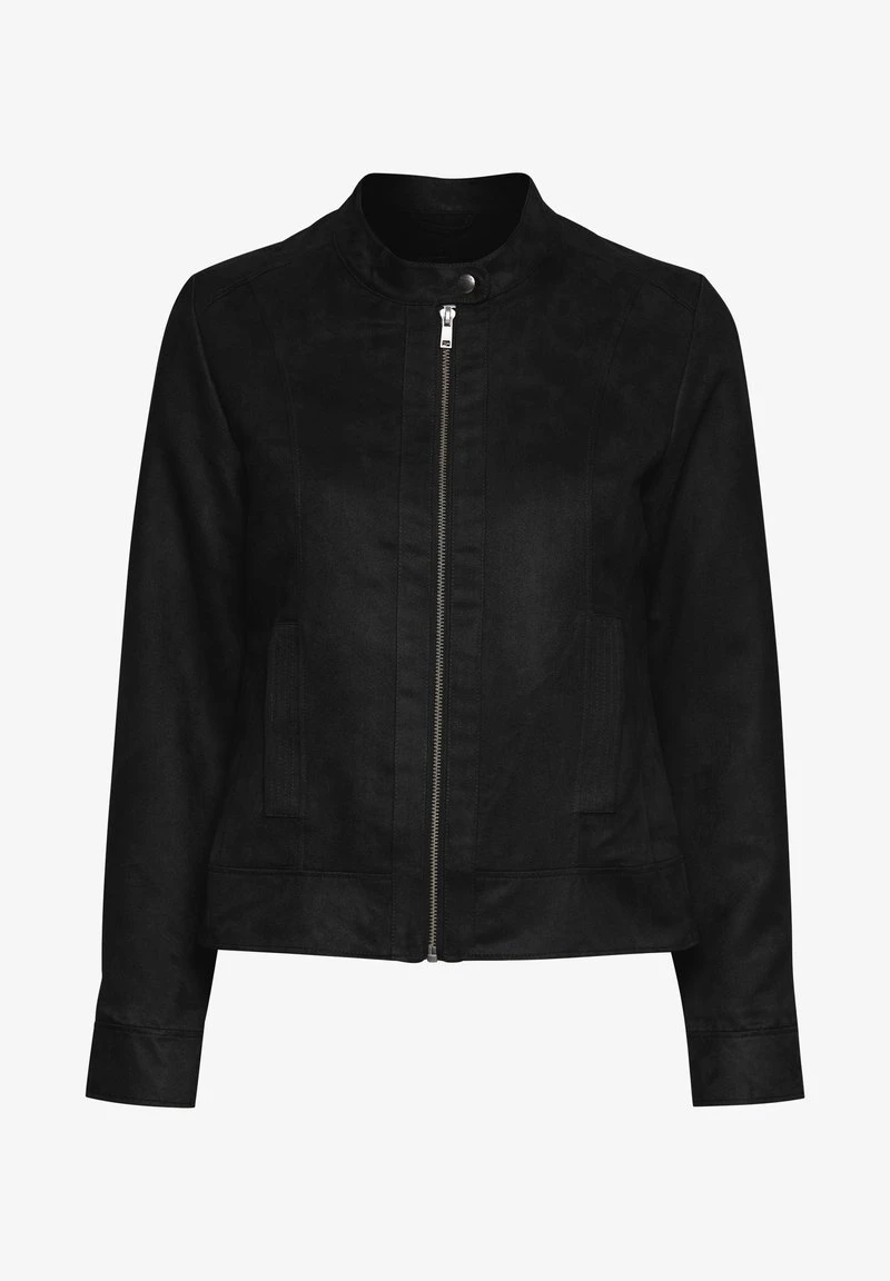 OXMO PEGGY - Kunstlederjacke - Black 8 OXMO PEGGY - Kunstlederjacke - Black – Bild 6