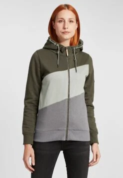 OXMO OXAGGI - Sweatjacke - Forest Night