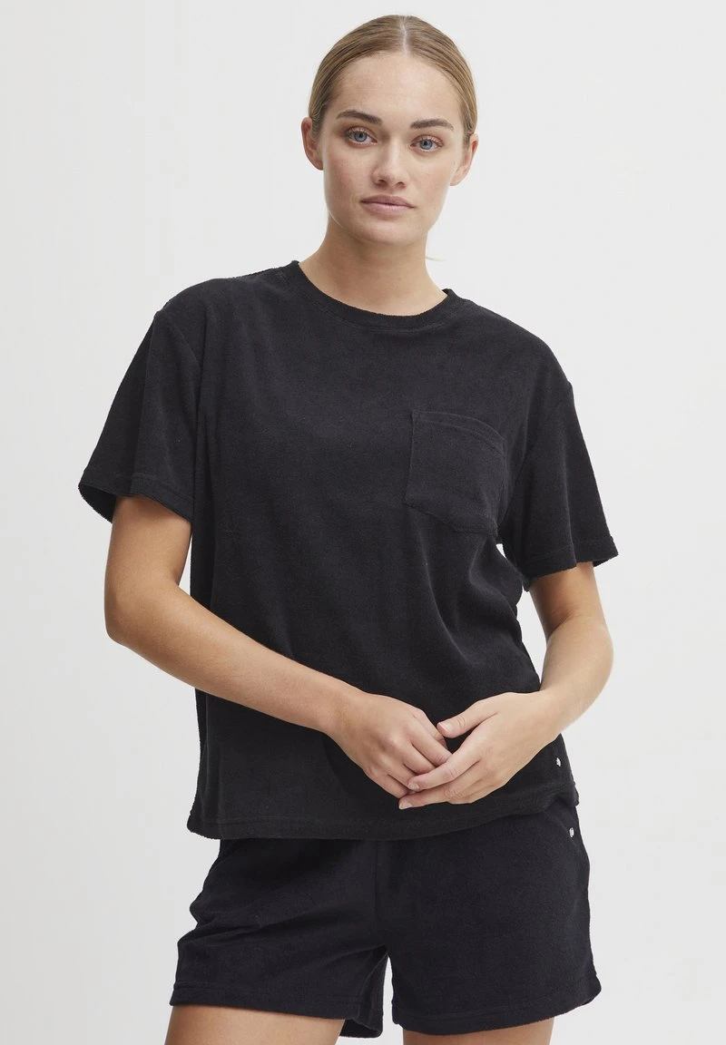 OXMO OXFRIKA - T-Shirt Basic - Black 2 OXMO OXFRIKA - T-Shirt Basic - Black