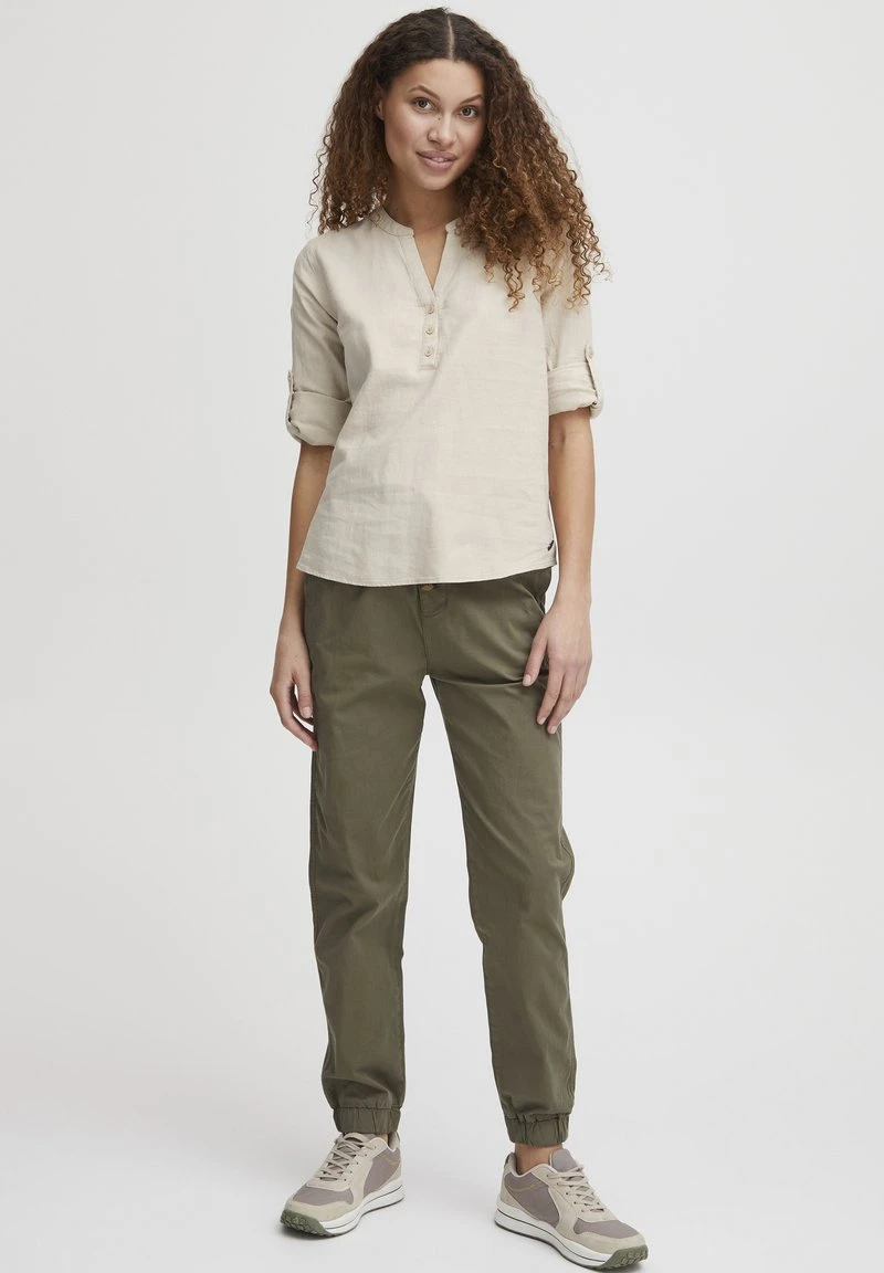 OXMO OXANJA - Bluse - Cement 3 OXMO OXANJA - Bluse - Cement – Bild 2