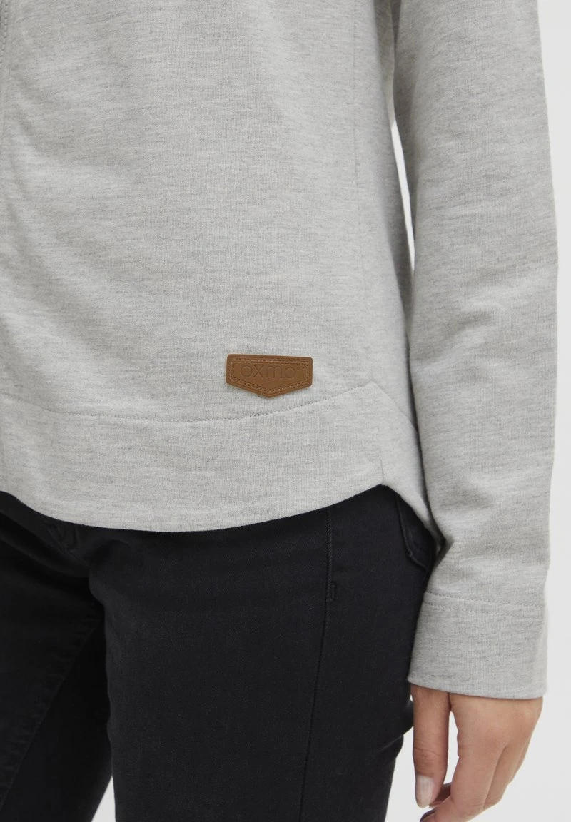 OXMO OXWANDA - Sweatjacke - Oyster Grey Melange 7 OXMO OXWANDA - Sweatjacke - Oyster Grey Melange – Bild 5